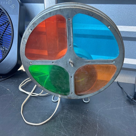 Penetray Other - Vintage Motorized Rotating Color Wheel Christmas Tree Light MCM 4 Color